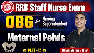 OBG  Maternal Pelvis TypejointsLigamentlandmarks RRB Nursing Superintendent Class 15 [upl. by Edyaj]