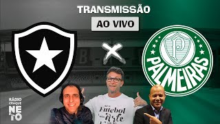 Botafogo x Palmeiras  AO VIVO  Campeonato Brasileiro 2023  Rádio Craque Neto [upl. by Azeel]