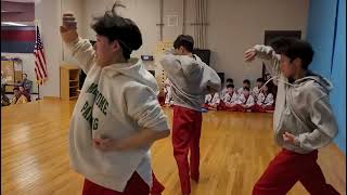 2USA Taekwondo Demonstration amp Homestay Cultural ExchangeWetmore elementary school [upl. by Namhar395]