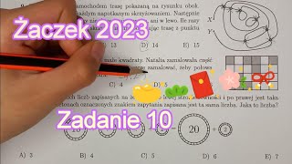 Żaczek 2023Zadanie 10 Kangur MatematycznyKlasy IIKlasa 2 [upl. by Four]