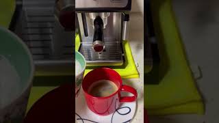 How to Make My Coffee Latte Using DeLonghi Espresso Machine coffee espresso latte coffeelatte [upl. by Amandie]