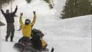 Ski Doo Summit 700 Snowmobile Backflip by Slednecks 4 [upl. by Isied]