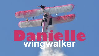 DANIELLE WINGWALKER the star Szeged International Airshow  503 [upl. by Glennie]