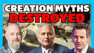 CREATION MYTHS DESTROYED BY EVOLUTION Richard Dawkins Sam Harris amp Matt Dillahunty [upl. by Annette714]