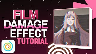 Film Damage Effect Tutorial on Funimate ❤️✨ [upl. by Gaudet]