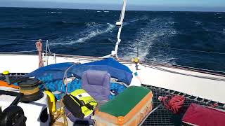 Captain Donald Lawson  Defiant  ORMA 60 Fast Downwind Sailing [upl. by Karub]