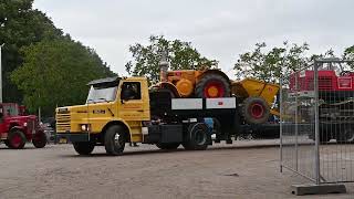 Tractors parade after Historic Tractor Show Panningen 2023 organized by HMT KLEP [upl. by Neivad243]