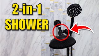 How to install 2 shower heads in 1 shower  Dual Head Shower Head System [upl. by Hildagarde956]