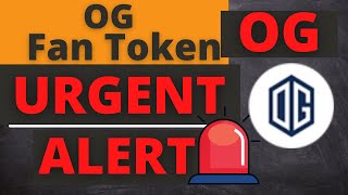 OG Fan Token Coin Price News Today  Price Prediction and Technical Analysis [upl. by Elleirb375]