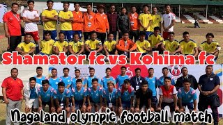 Nagaland olympic football league match  Kohima district vs Shamator district [upl. by Leak]