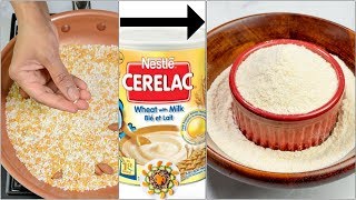 Homemade Cerelac for 6  12 Month Babies  Super Healthy Baby Food for 6 Month old [upl. by Saeger]