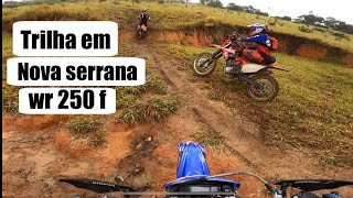 Trilha em Nova serrana MG  com Wr 250 [upl. by Aneloaup]