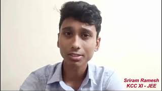 JEE amp NEET Aspirants Speak  KCC  Omega Success Stories [upl. by Elinor]