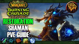 TBC Restoration Shaman gear preraid BiS  Gearing for Karazhan in Burning Crusade Classic Resto [upl. by Picardi]