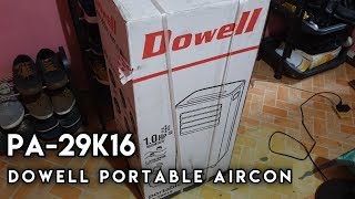 Dowell Portable Aircon PA29K16 Review [upl. by Laekcim]