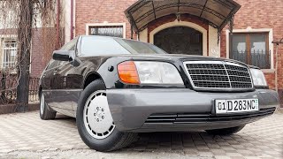 RAREST MANUEL W140 MERCEDES S CLASS MERCEDES 300SE Full review  Test drive w140 [upl. by Ettenig]