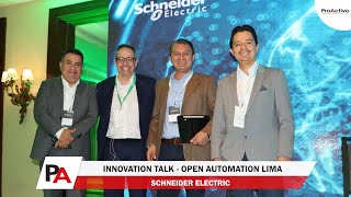 Schneider Electric  Innovation Talk  Open Automation Lima [upl. by Ellac]