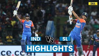 India Vs Sri Lanka Highlights 1st T20 India Beat Sri Lanka By 43 Runs IND Vs SL Highlights 1st T20 [upl. by Anaujit]