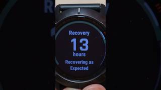 How To Access Your Recovery Hours On A Garmin Watch [upl. by Eetnwahs]