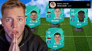 HSV FUßBALLPROFIS bauen mein FIFA 22 TEAM 😱⚽ [upl. by Nnov]