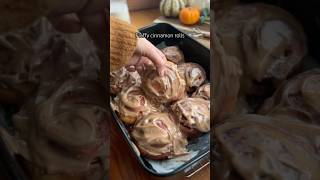 Cinnamon rolls 😍 recipe baking cinnamoroll [upl. by Eimoan290]