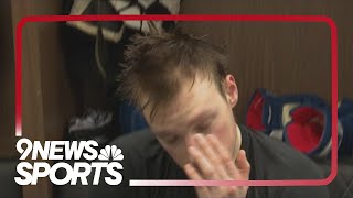 Colorado Avalanche players react to seasonending loss [upl. by Yerocal]