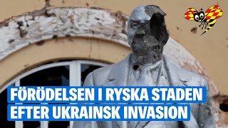 Ryssar i Kursk tar skydd när Ukraina avancerar [upl. by Pas]