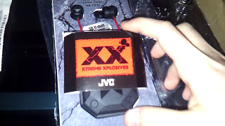 JVC Xtreme Xplosives HAFX1X Earphones unboxing [upl. by Einoj]