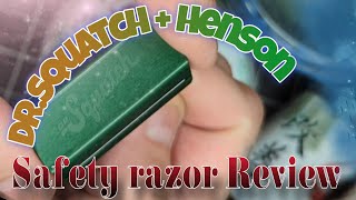 Dr squatch  Henson AL13 safety razor  wet shaving and mens grooming products [upl. by Poppas]