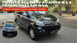 Toyota All New Avanza G Tahun 2013 Air Bag Asli AB Kondisi Istimewa Original✓Putra Jambul Auto [upl. by Hillhouse]