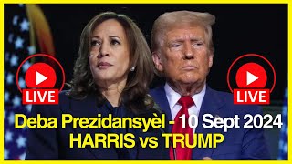 EN DIRECT  DÉBAT PRÉSIDENTIEL HARRIS  TRUMP PRESIDENTIAL DEBATE LIVE I [upl. by Carlynne]