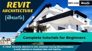 041 Must learn terms before starting REVIT elements in revit download missing librarytemplates [upl. by Lotti]