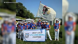 Hinsdale 12andunder baseball team playing in first Little League World Series game [upl. by Esirehc]