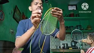 badminton racket getting manual Shankar sports10k [upl. by Beulah]