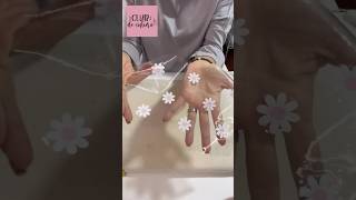 Decorando con flores el nylon cristal 🌸 tutorialdecostura pvc decor [upl. by Malley489]