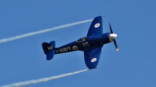 Hawker Sea Fury  54 litre 18cylinder Monster Power Display [upl. by Otrepur]