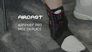 Mise en place de lattelle de cheville Airsport Pro Aircast® [upl. by Allemahs]