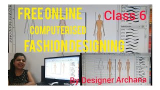 CAD l Fashion Croqui l Corel Draw l Fashion Illustration  dvet e learning [upl. by Arait444]