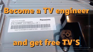 FREE  Panasonic 49 inch smart TVlets fix it for profit £££££ [upl. by Nivlak222]