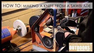 How to Making a knife from a sawblade [upl. by Oad]