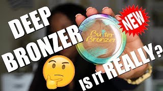 DEEP BUTTER BRONZER  PHYSICIANS FORMULA  DOES IT WORK FOR DARKER SKIN 🤷🏾‍♀️ [upl. by Ymereg]