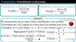 Probabilidade Condicionada  Fórmula  Lei de Laplace [upl. by Larrej444]