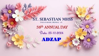 St Sebastian MHSS  38th Annual Day – ADZAP [upl. by Yecad208]