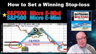 Futures Trading  Set a Winning StopLoss Micro EMini Futures [upl. by Eniarda]