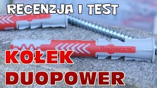 Uniwersalny kołek do betonu pustaka płyty gipsowej  DUOPOWER fischer [upl. by Orms]