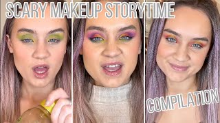 SCARY MAKEUP STORYTIME COMPILATION SCARY STORYTIME SPOOKY MAKEUP STORYTIME COMPILATION OF 2024 [upl. by Elleinet202]