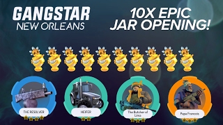 Gangstar New Orleans Epic 10 JAR OPENING [upl. by Adolph]