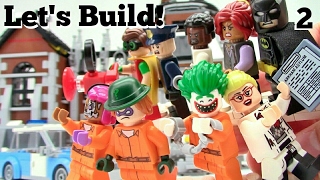 THE LEGO BATMAN MOVIE Arkham Asylum 70912  Lets Build Part 2 [upl. by Cyrille]