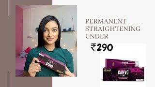 Straighteningsmootheningrebonding under Rs 290Streax canvo line straightening cream [upl. by Girish]