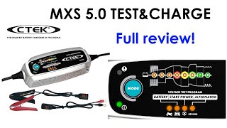 CTEK MXS 50 test amp charge  full review [upl. by Ittap]